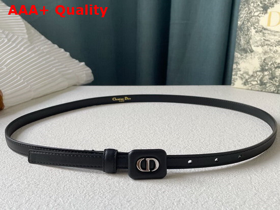 Dior Bobby Belt Black Smooth Calfskin 12 mm Replica