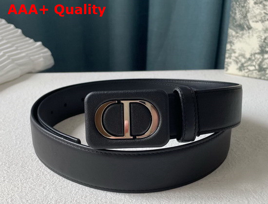 Dior Bobby Belt Black Smooth Calfskin 35 mm Replica