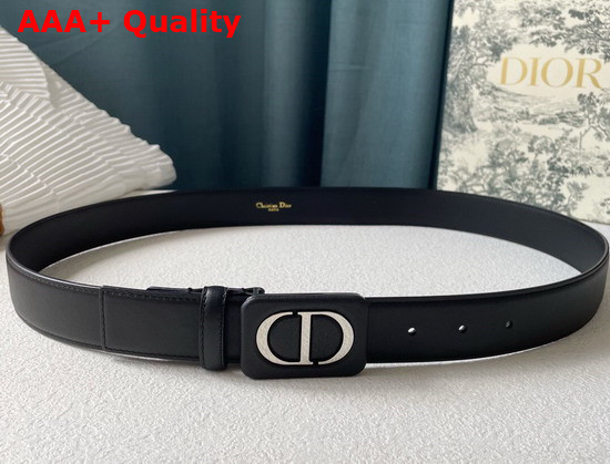 Dior Bobby Belt Black Smooth Calfskin 35 mm Replica