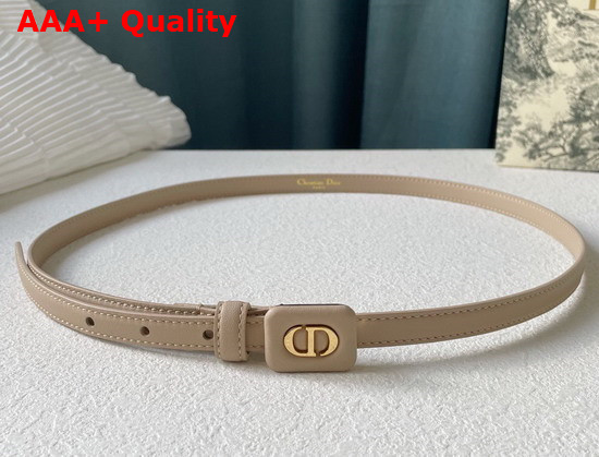 Dior Bobby Belt Warm Taupe Smooth Calfskin 12 mm Replica