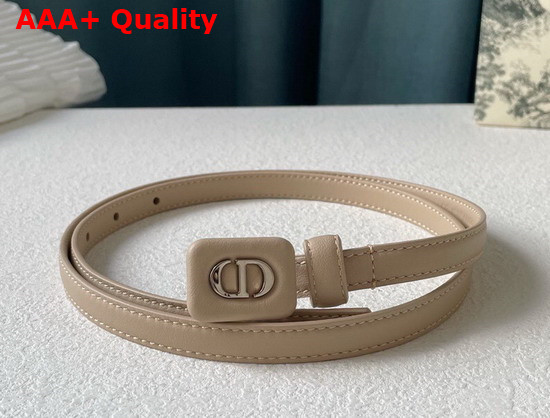 Dior Bobby Belt Warm Taupe Smooth Calfskin 12 mm Replica