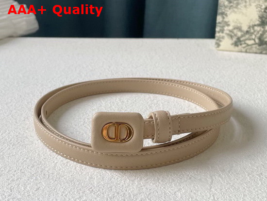 Dior Bobby Belt Warm Taupe Smooth Calfskin 12 mm Replica