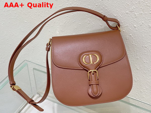 Dior Bobby Frame Bag Cognac Colored Box Calfskin Replica