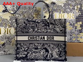 Dior Book Tote Blue Toile de Jouy Embroidery Replica