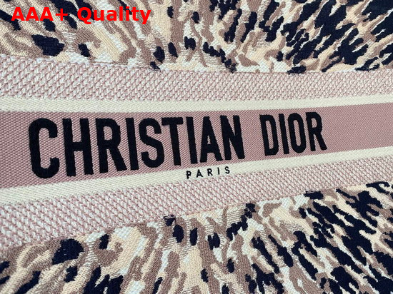 Dior Book Tote Multicolor Tie and Dior Embroidery Replica