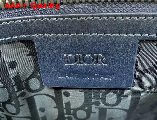 Dior Boxy Messenger Bag Navy Blue Calfskin Replica