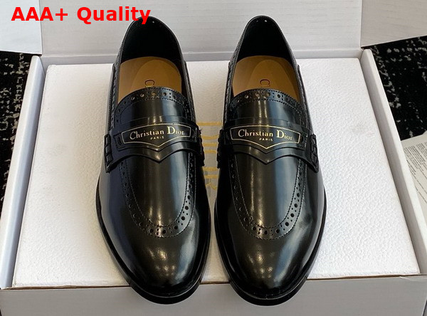 Dior Boy Loafer in Black Calfskin Replica