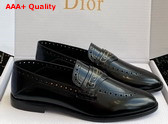 Dior Boy Loafer in Black Calfskin Replica