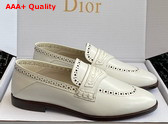 Dior Boy Loafer in White Calfskin Replica