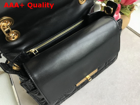 Dior CD Flap Bag in Black Lambskin Replica