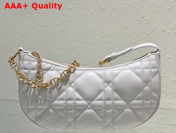 Dior CD Lounge Bag Latte Supple Macrocannage Lambskin Replica