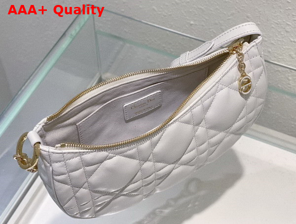 Dior CD Lounge Bag Latte Supple Macrocannage Lambskin Replica