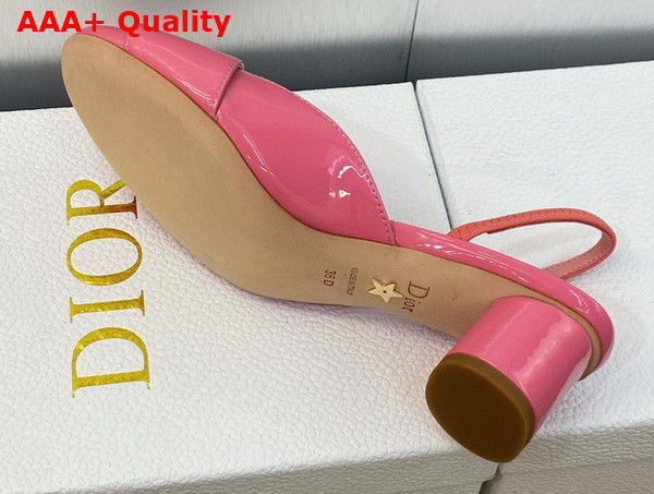 Dior Cest Dior Slingback Pump Indy Pink Patent Calfskin Replica