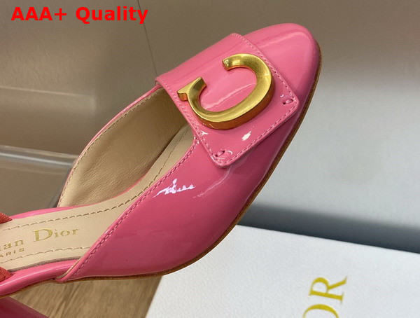 Dior Cest Dior Slingback Pump Indy Pink Patent Calfskin Replica