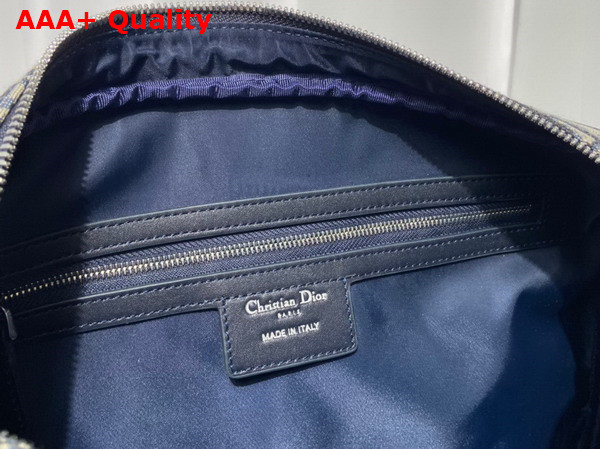 Dior Changing Bag Blue Dior Oblique Canvas Replica