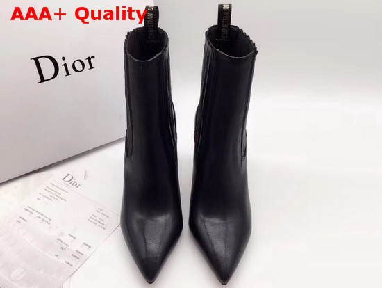 Dior Chelsea Ankle Boot in Black Calfskin Replica