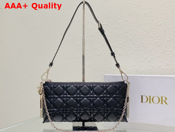 Dior Club Bag Black Cannage Lambskin Replica