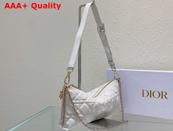 Dior Club Bag Dusty Ivory Cannage Lambskin Replica