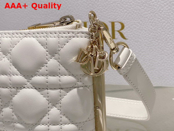 Dior Club Bag Dusty Ivory Cannage Lambskin Replica