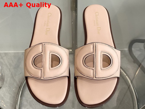 Dior D Club Slide Beige Calfskin Replica