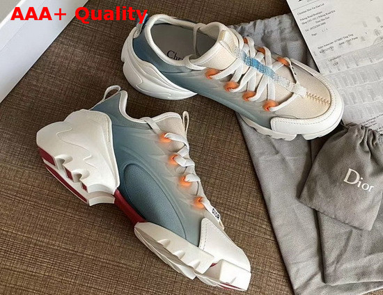 Dior D Connect Dioraura Sneaker Multicolor Gradient Technical Fabric Replica