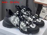 Dior D Connect Sneaker Black Dior Spatial Printed Reflective Technical Fabric Replica