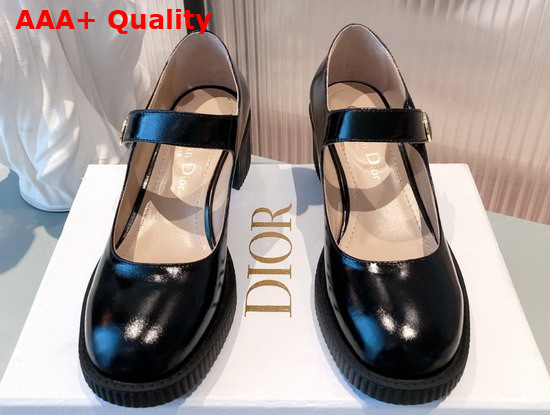 Dior D Doll Pump Black Shiny Calfskin KCP909CCF Replica