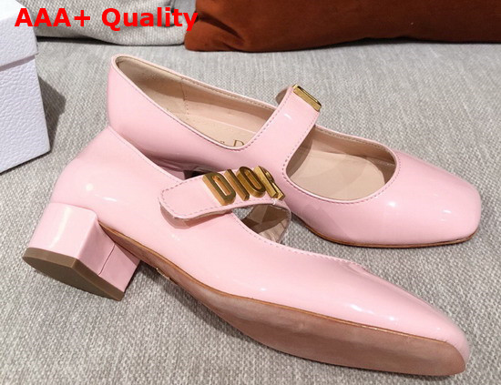 Dior D Doll Pump Pink Shiny Calfskin Replica