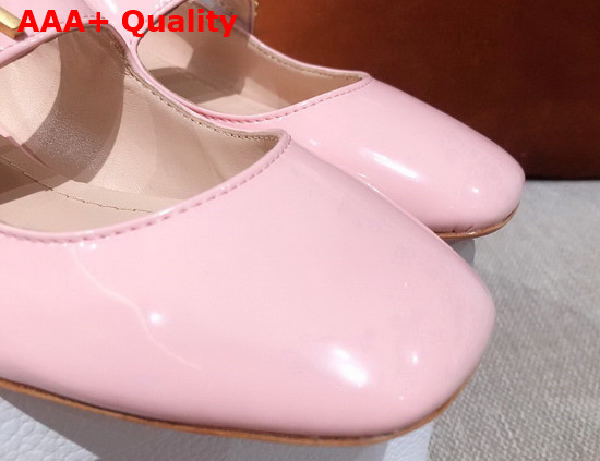 Dior D Doll Pump Pink Shiny Calfskin Replica