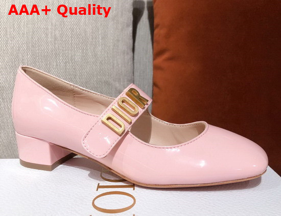 Dior D Doll Pump Pink Shiny Calfskin Replica