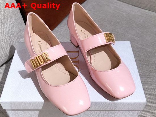 Dior D Doll Pump Pink Shiny Calfskin Replica