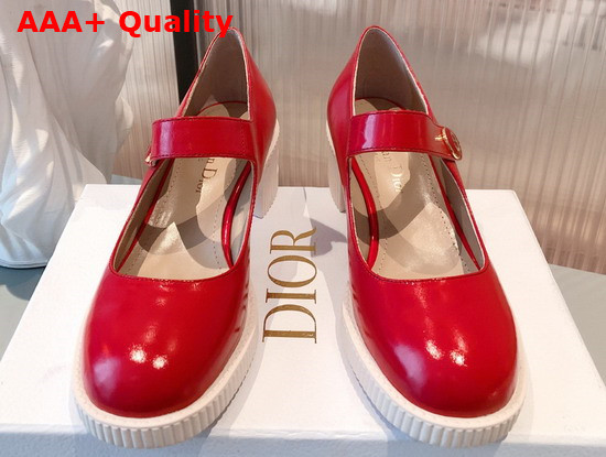 Dior D Doll Pump Red Shiny Calfskin KCP909CCF Replica