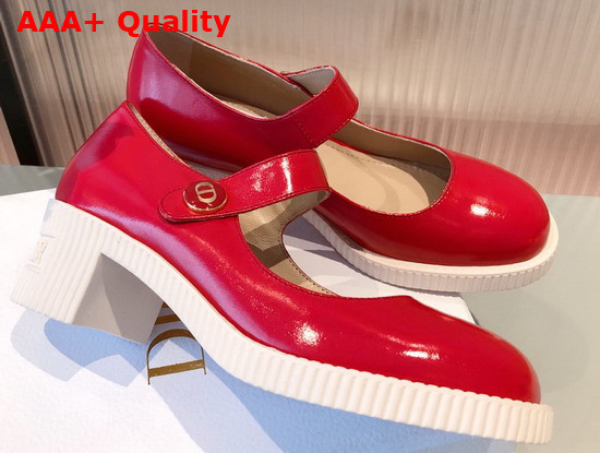 Dior D Doll Pump Red Shiny Calfskin KCP909CCF Replica