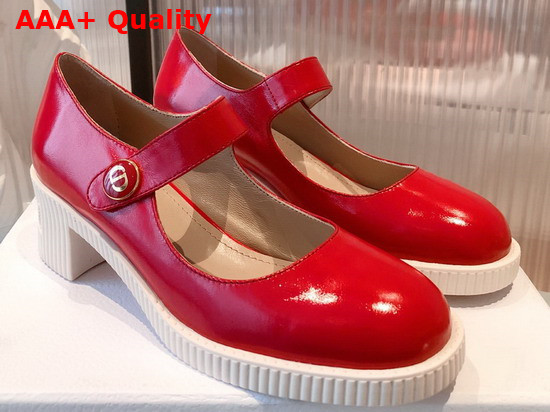 Dior D Doll Pump Red Shiny Calfskin KCP909CCF Replica