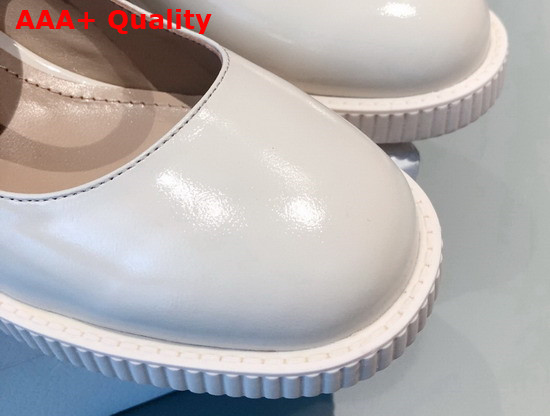 Dior D Doll Pump White Shiny Calfskin KCP909CCF Replica