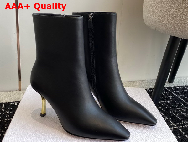 Dior D Fame Ankle Boot in Black Calfskin Replica