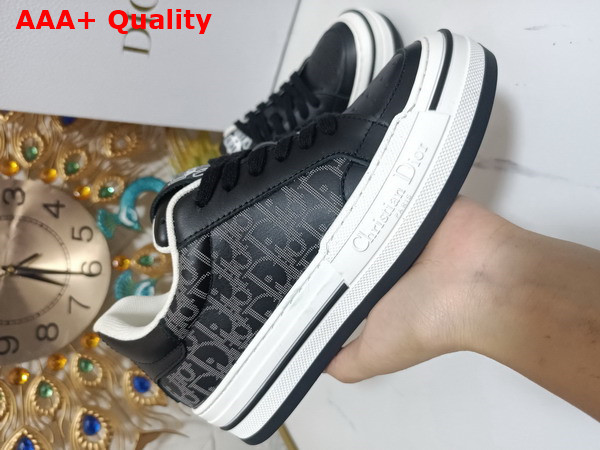 Dior D Freeway Sneaker Black Calfskin Replica