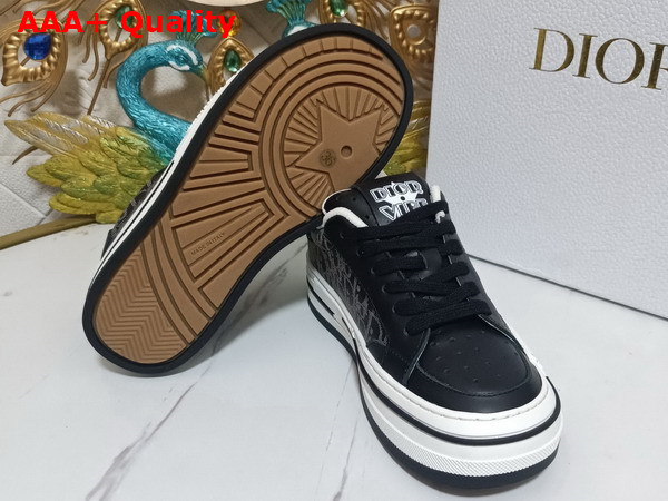 Dior D Freeway Sneaker Black Calfskin Replica