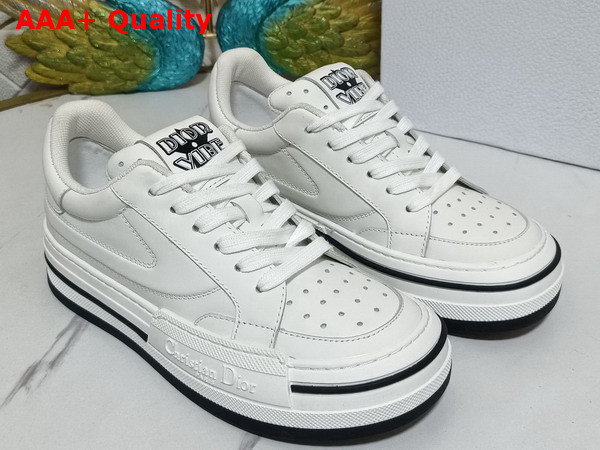 Dior D Freeway Sneaker White Calfskin Replica