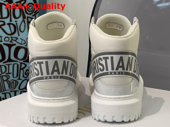 Dior D Player Sneaker White Quilted Nylon Replica