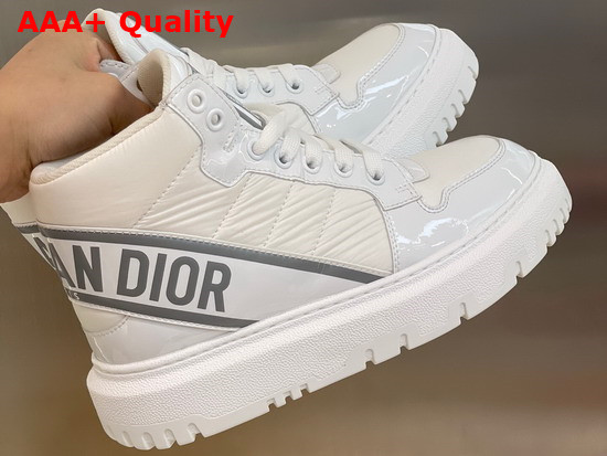 Dior D Player Sneaker White Quilted Nylon Replica