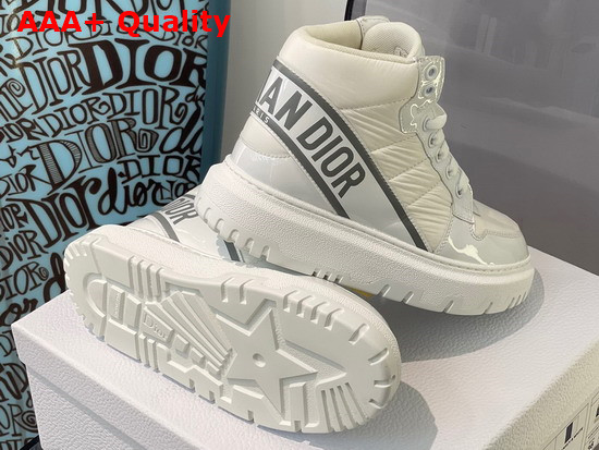 Dior D Player Sneaker White Quilted Nylon Replica