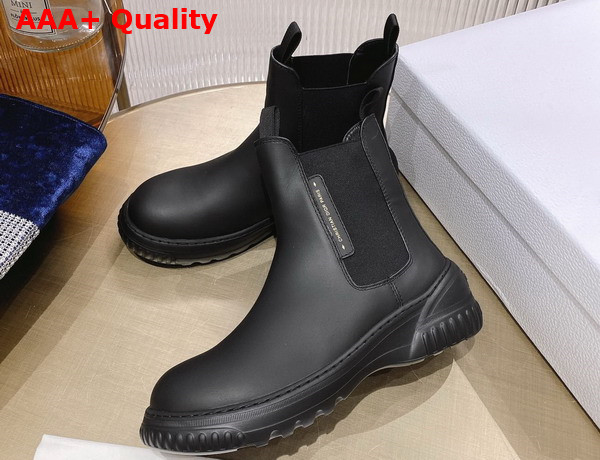 Dior D Racer Ankle Boot Black Calfskin Replica