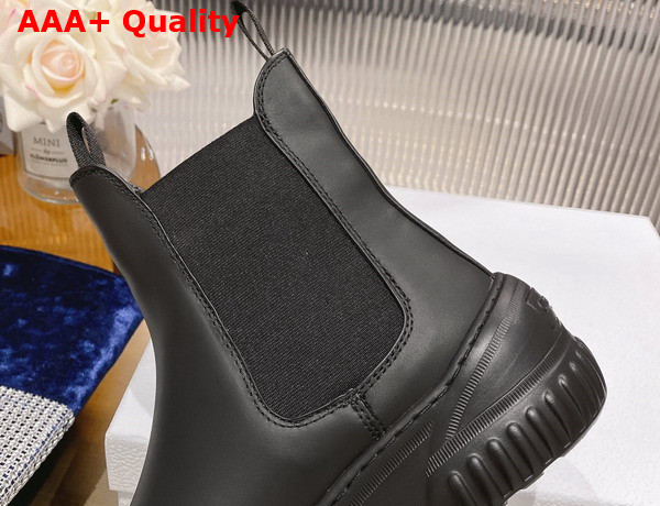 Dior D Racer Ankle Boot Black Calfskin Replica