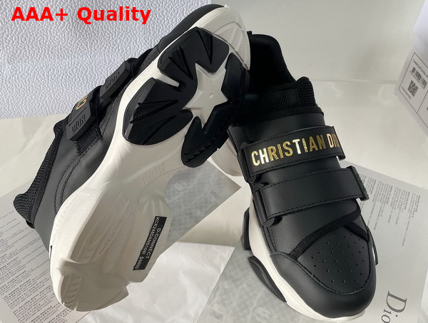 Dior D Wander Sneaker in Black Calfskin Replica