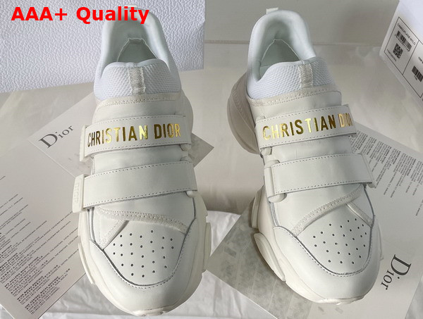 Dior D Wander Sneaker in White Calfskin Replica