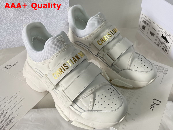 Dior D Wander Sneaker in White Calfskin Replica