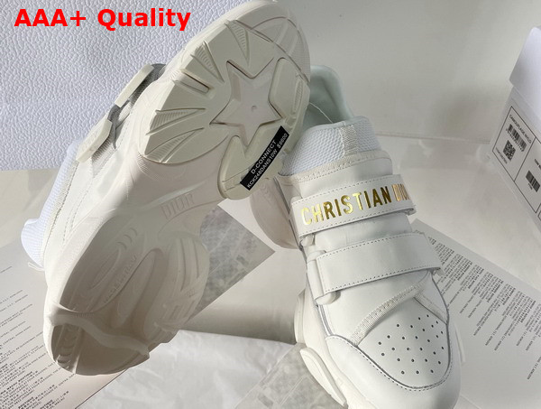 Dior D Wander Sneaker in White Calfskin Replica