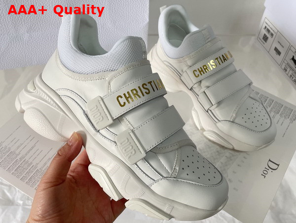 Dior D Wander Sneaker in White Calfskin Replica