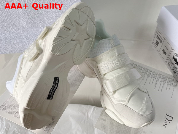 Dior D Wander Sneaker in White Camouflage Technical Fabric Replica